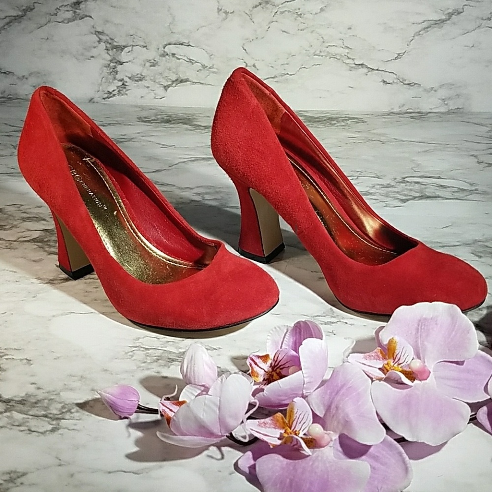 BCBGeneration Red Spool Heels